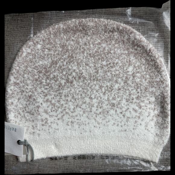 Barefoot Dreams Cozy Chic Lite Confetti Beanie Cream-Taupe One Size NWT Winter - Picture 8 of 9